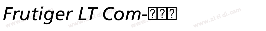 Frutiger LT Com字体转换 Frutiger LT Com字体转换